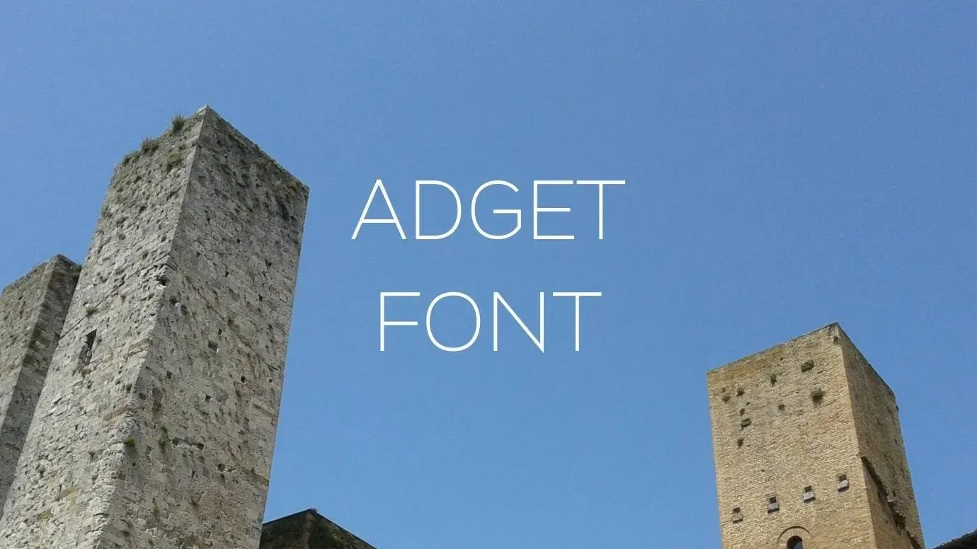Adget Font Feature