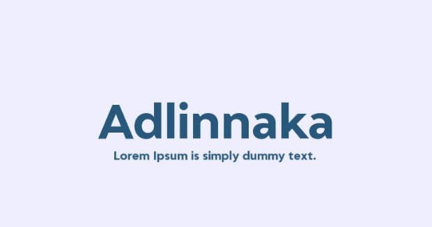 Adlinnaka Font