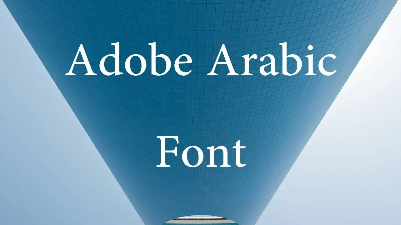 Adobe Arabic Font Feature