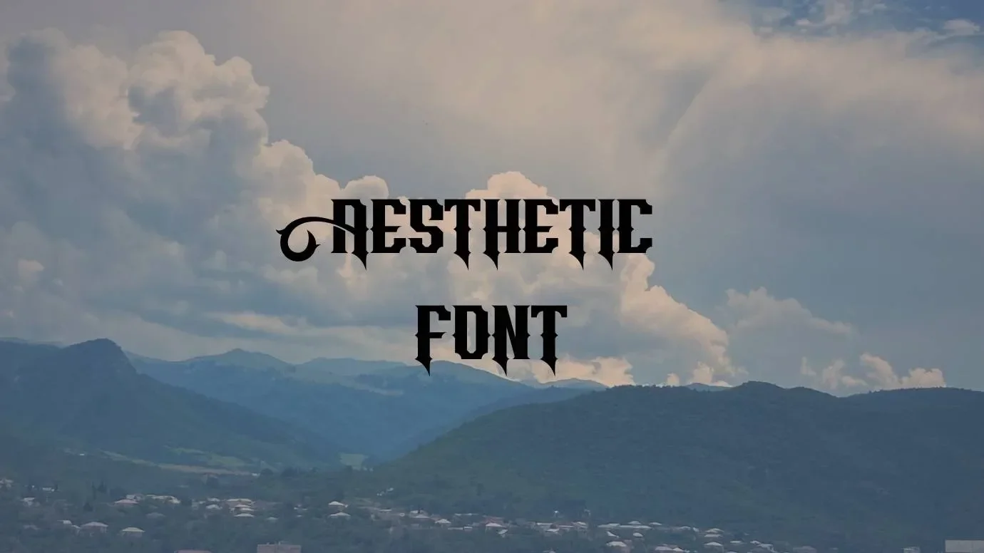 Aesthetic Font Feature