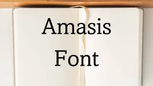 Amasis Font Feature