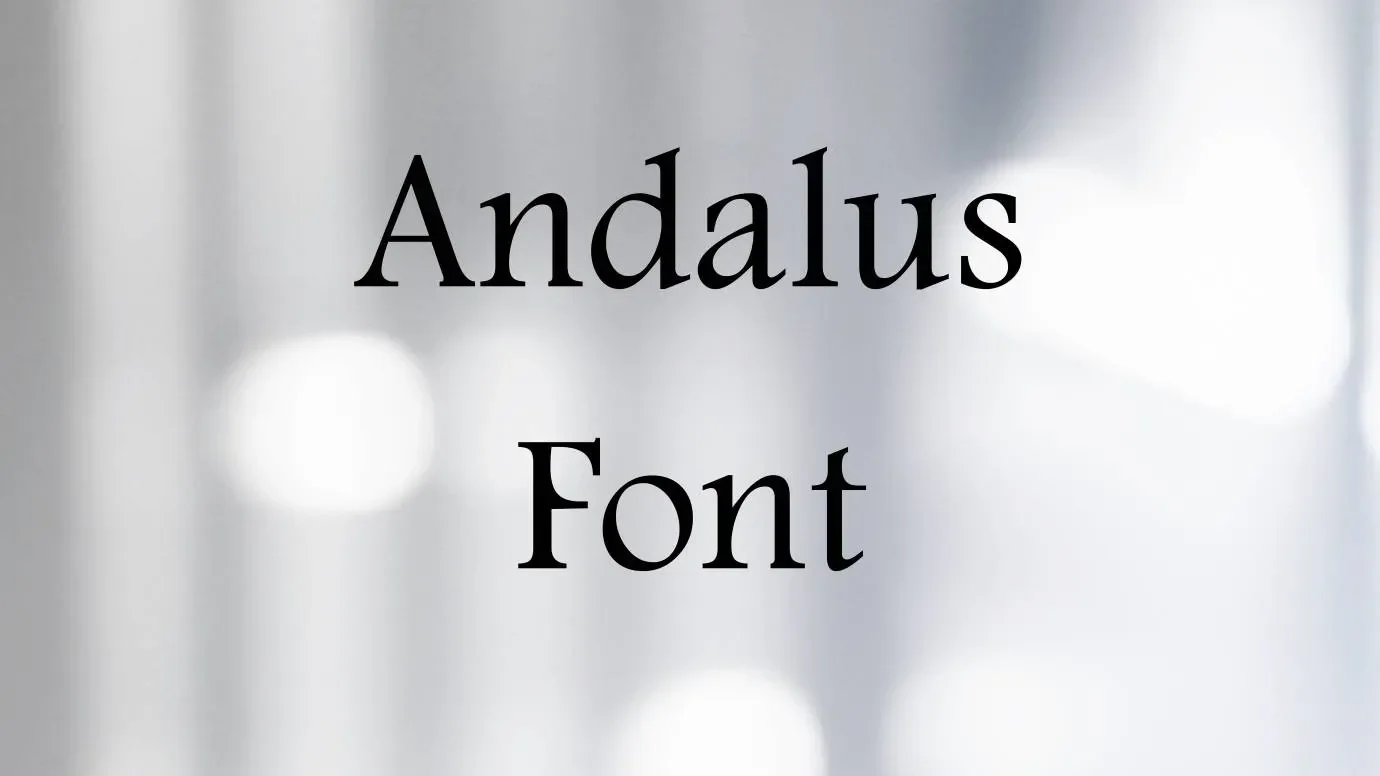 Andalus Font Feature