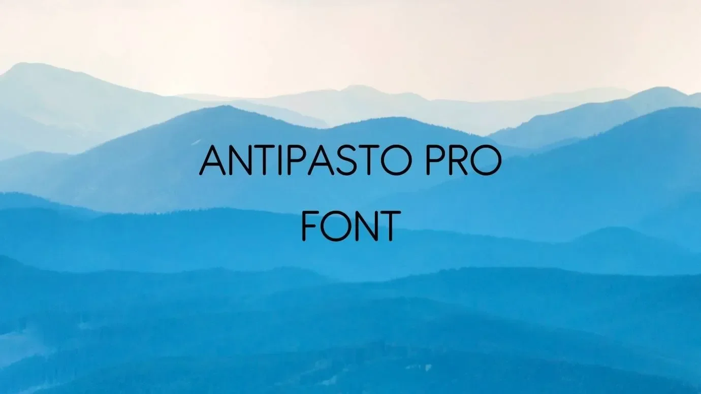 Antipasto Pro Font Feature