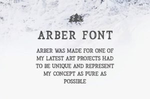 Arber Vintage Font