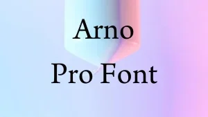 Arno Pro Font Feature