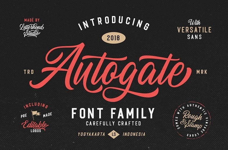 autogate font - Autogate Script Font Free Download