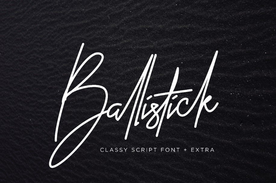 ballisticks - Ballistick Signature Font Free Download