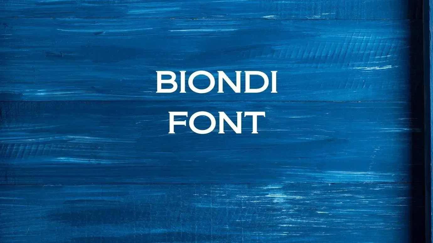 Biondi Font Feature