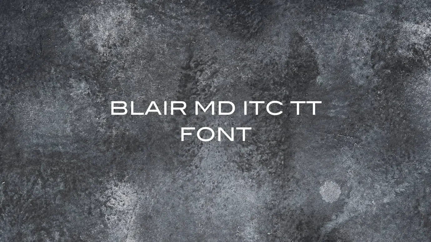 Blairmditc Tt Font Feature
