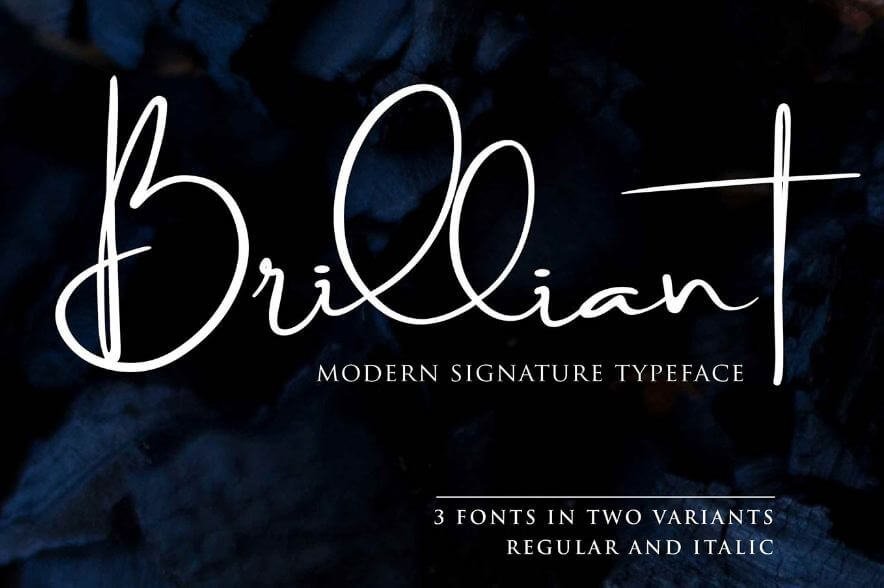 brilliant font - Brilliant Signature Font Free Download