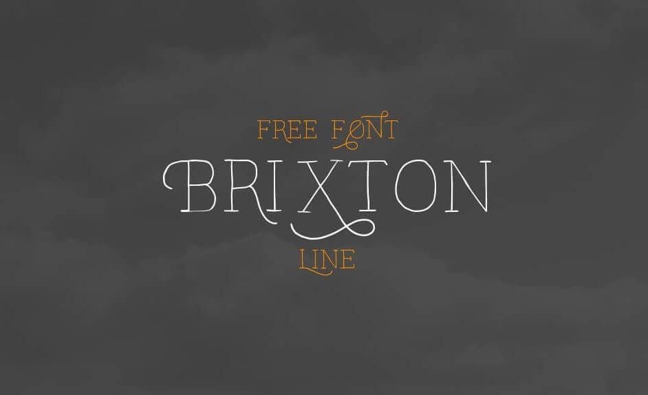 brixton font - Brixton Line Font Free Download