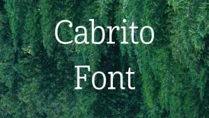Cabrito Font Feature