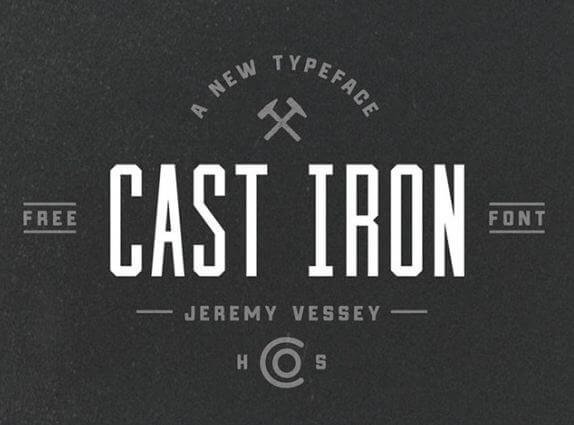 Cast Iron Font