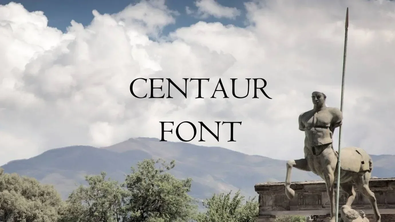 Centaur Font Feature