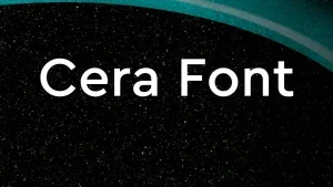 Cera Font Feature