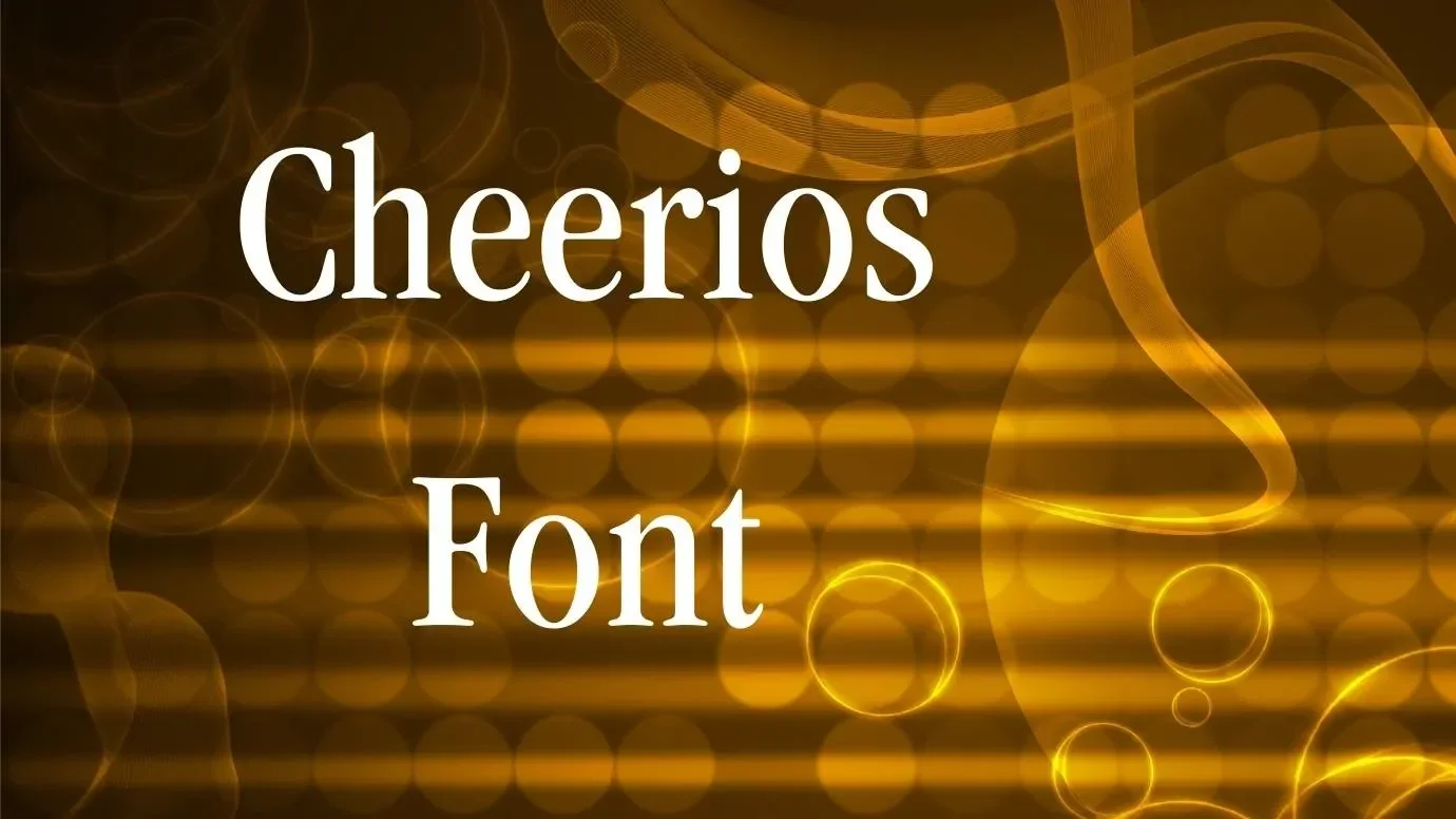 Cheerios Font Feature