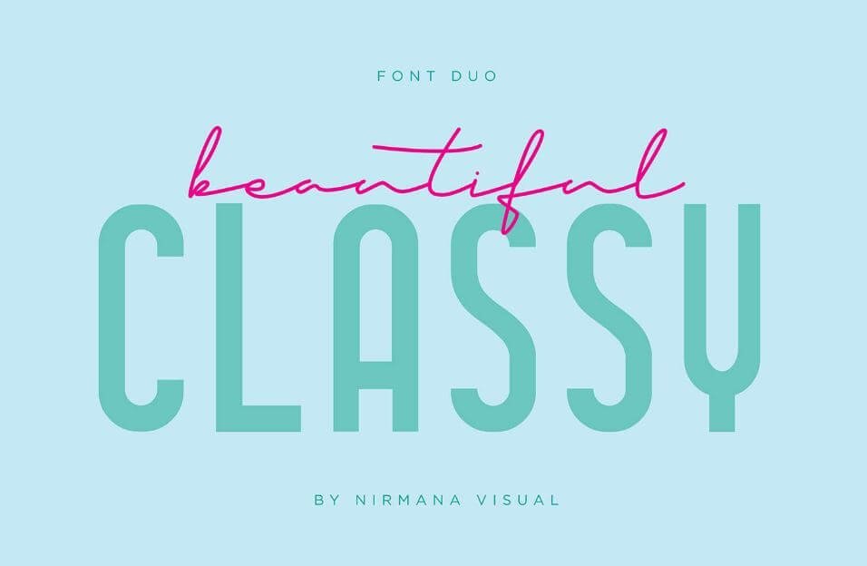 classy font fou - Classy Font Duo Font Free Download
