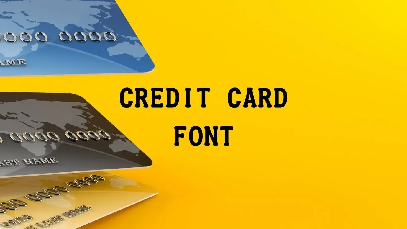 Credit Card Font Feature