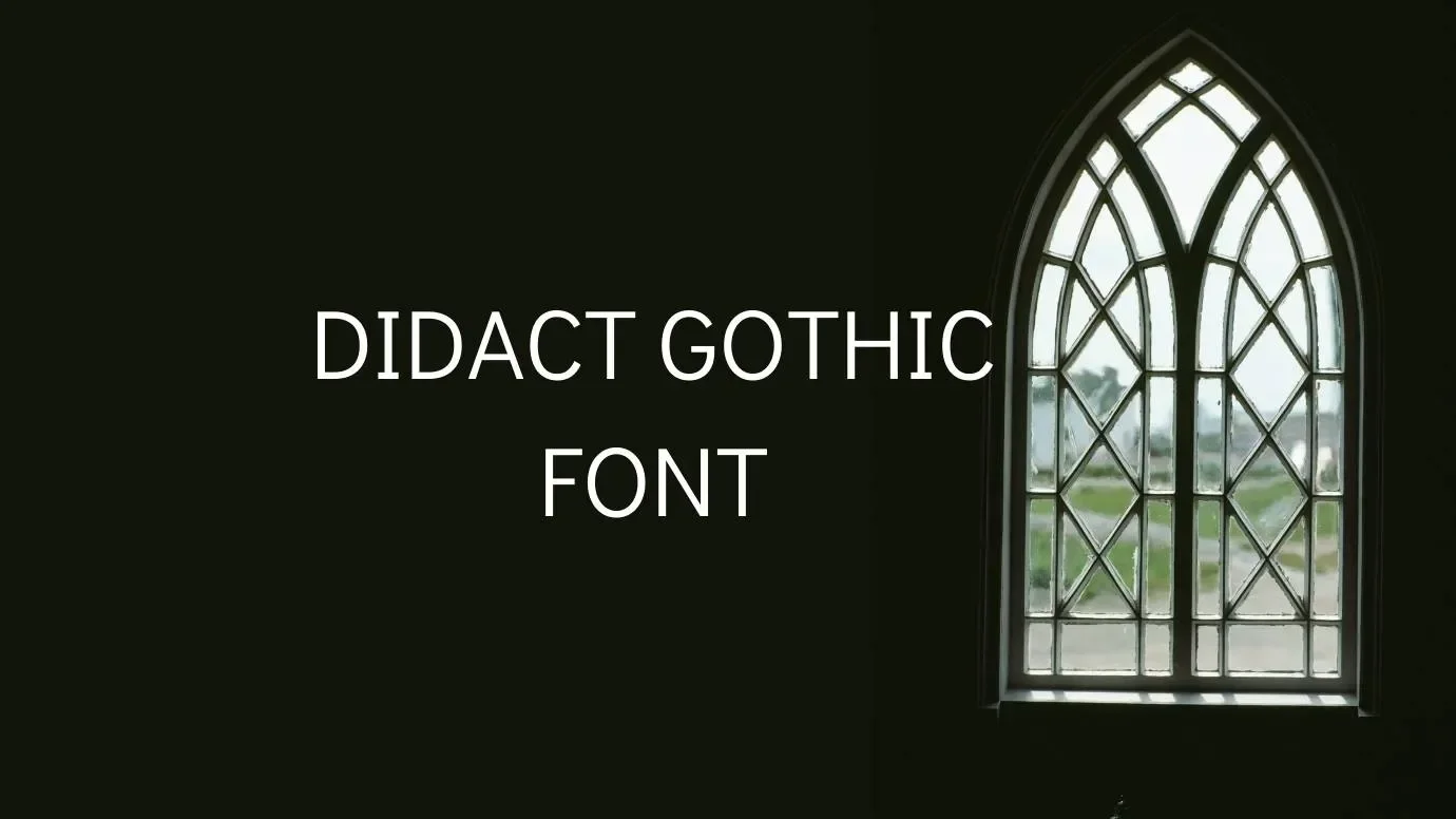 Didact Gothic Font Feature