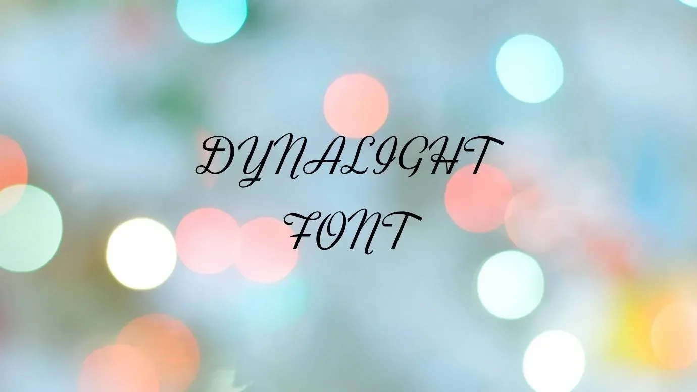 Dynalight Font Feature