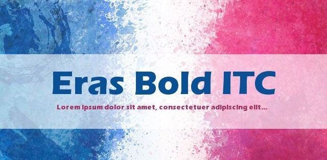 eras itc bold font free download for mac