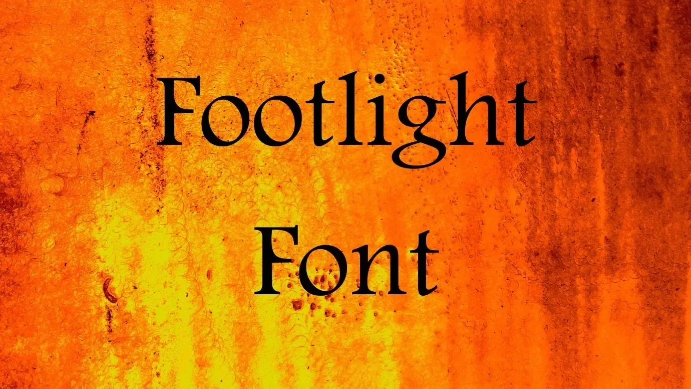 Footlight Font Feature