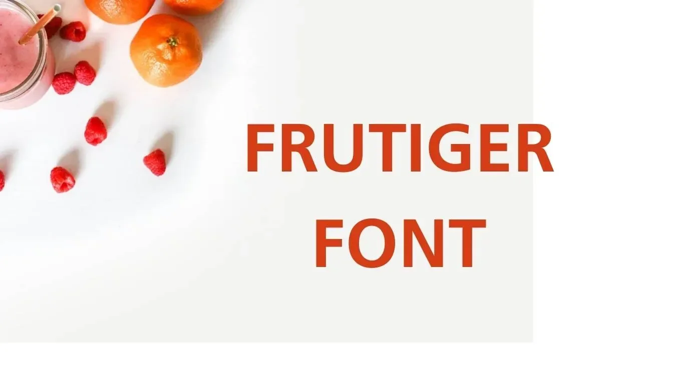 Frutiger Font Feature