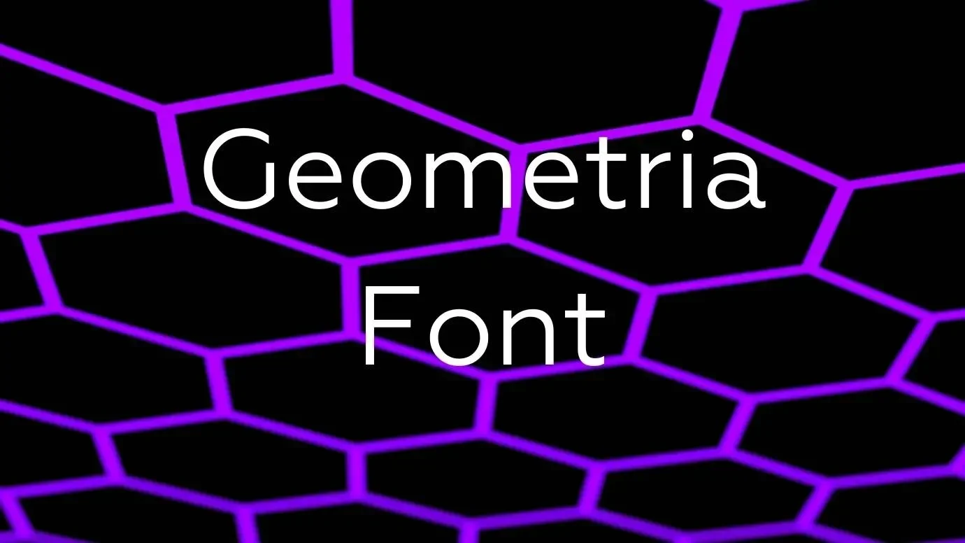 Geometria Font Feature