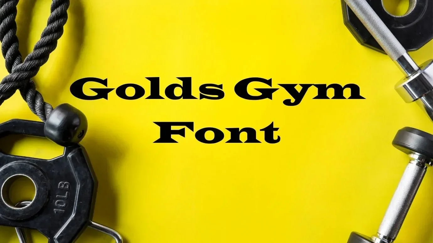 Golds Gym Font Feature1