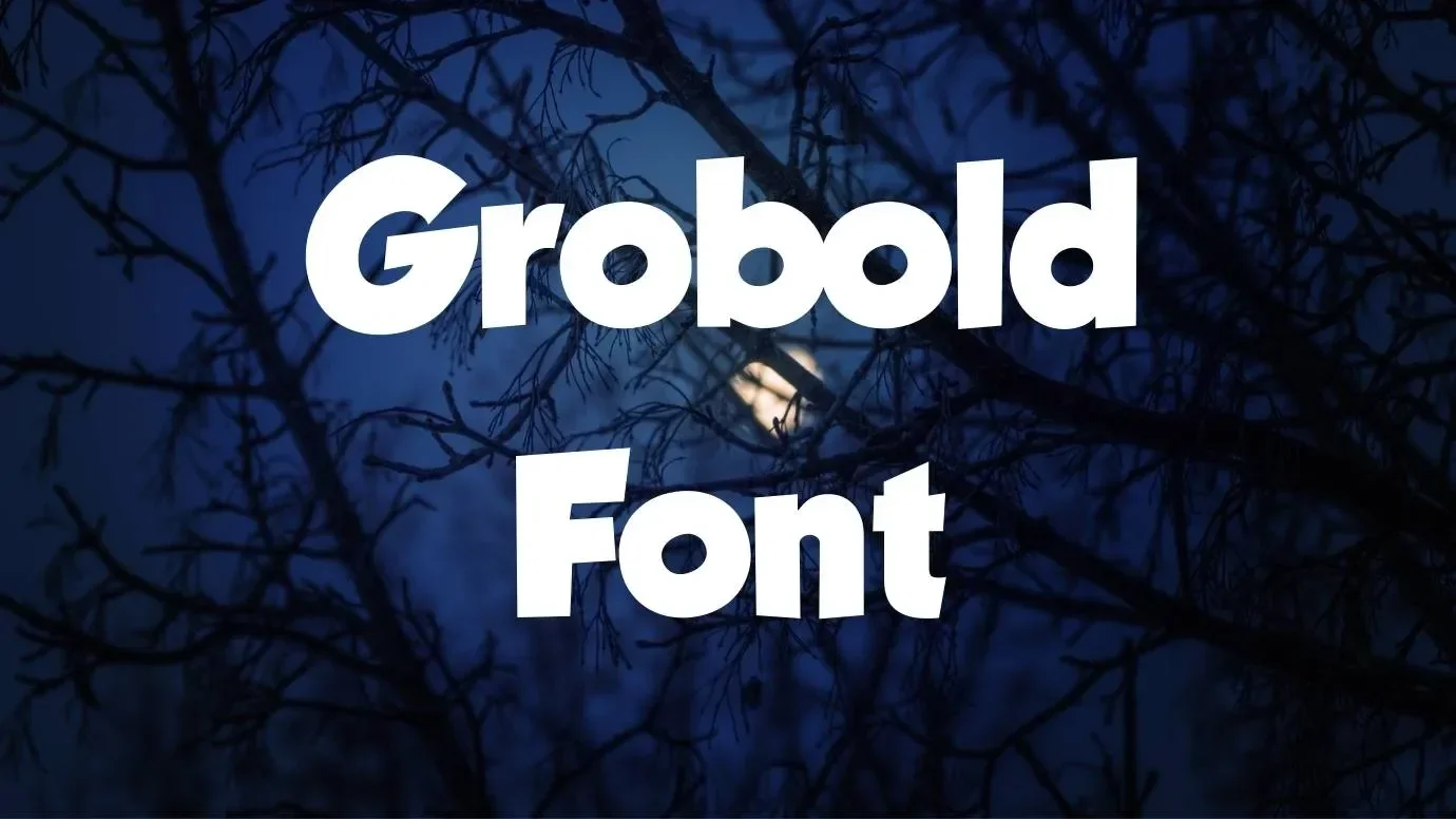 Grobold Font Feature