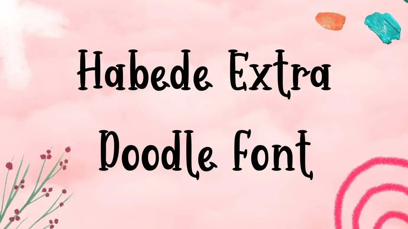 Habede Extra Doodle Font Feature