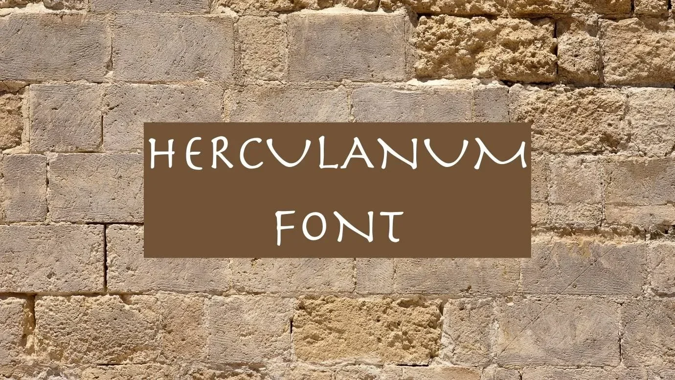 Herculanum Font Feature