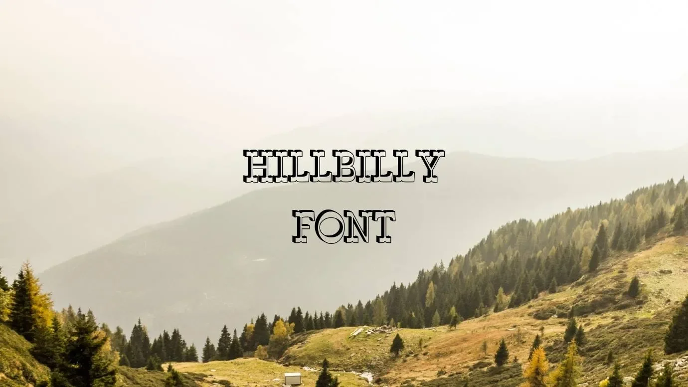 Hillbilly Font Feature