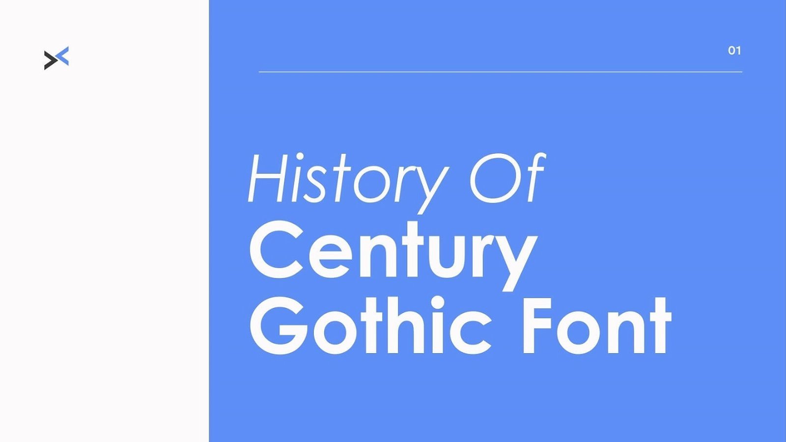 History Of Century Gothic Font