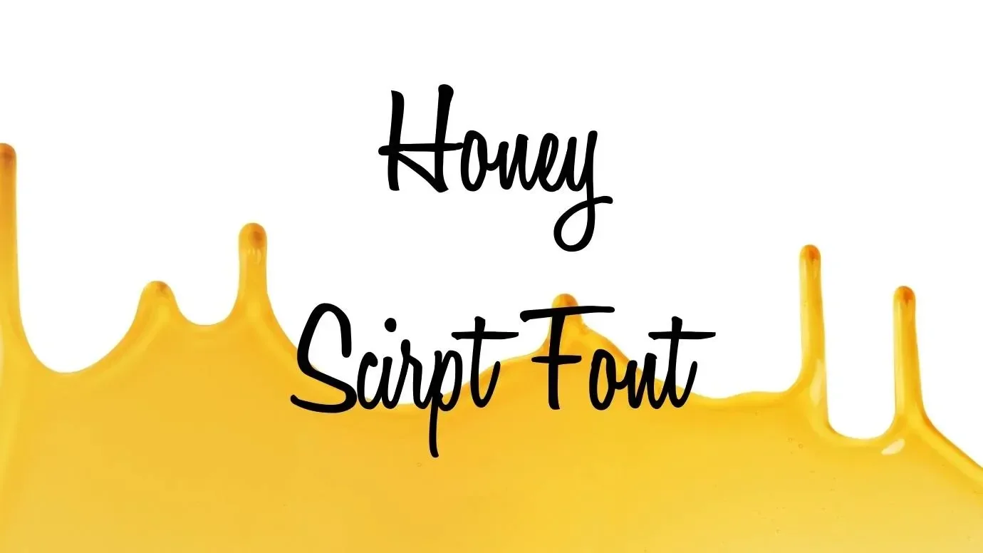 Honey Script Font Feature