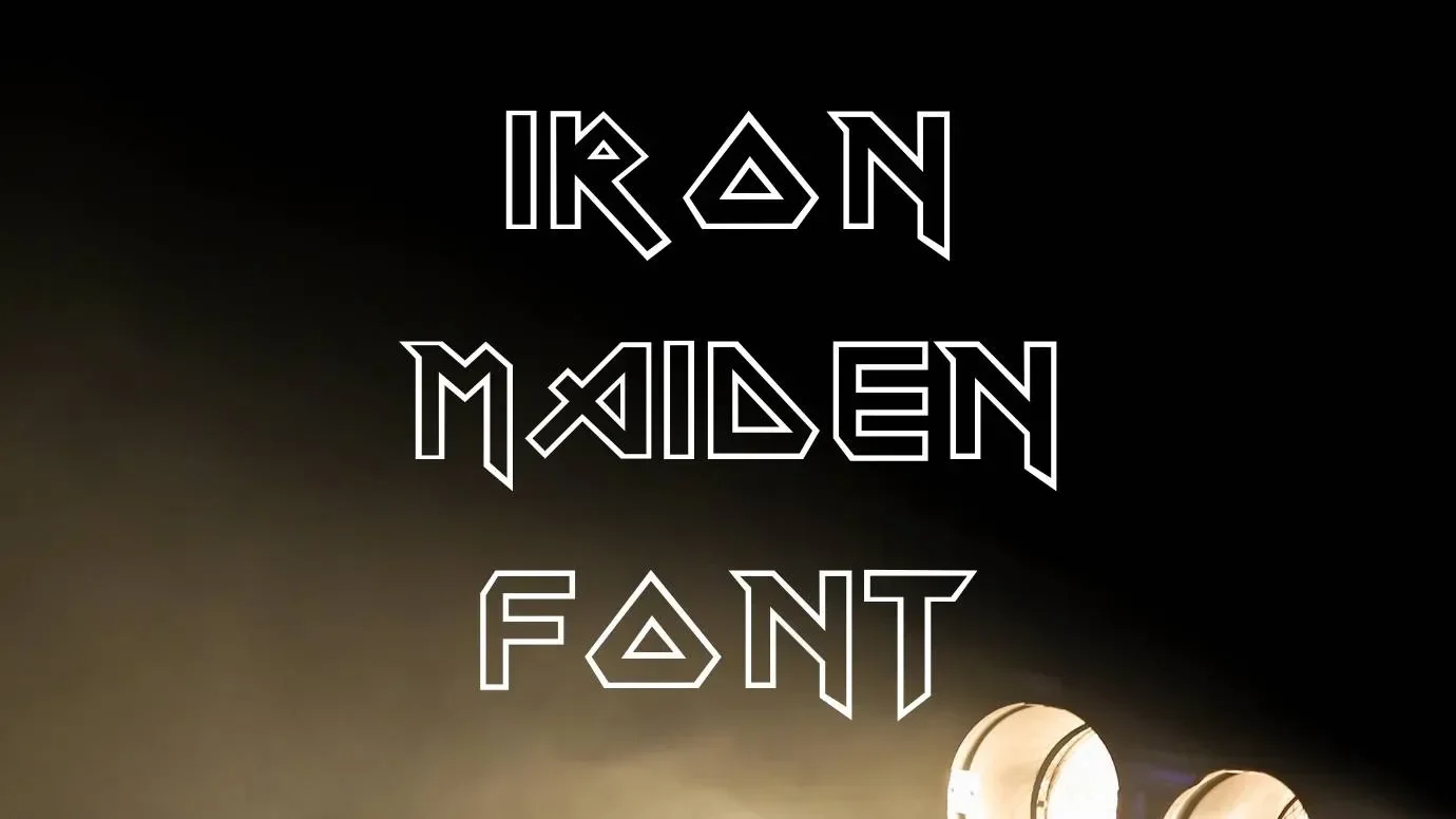 Iron Maiden Font Feature