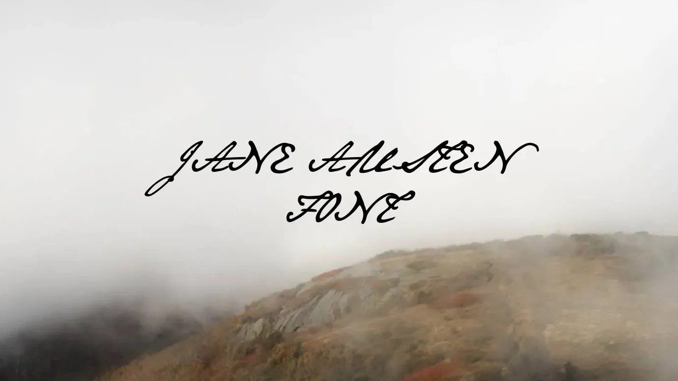 Jane Austen Font Feature
