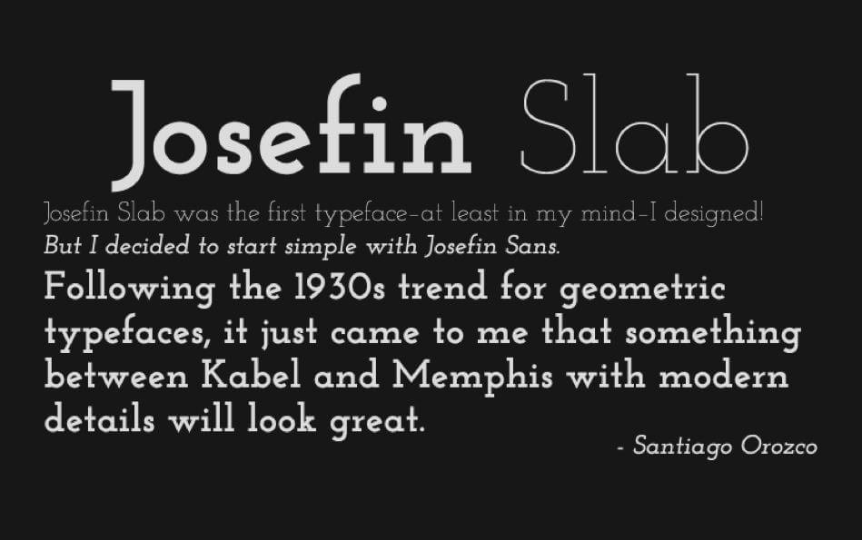 josefin slab font - Josefin Slab Font Free Download