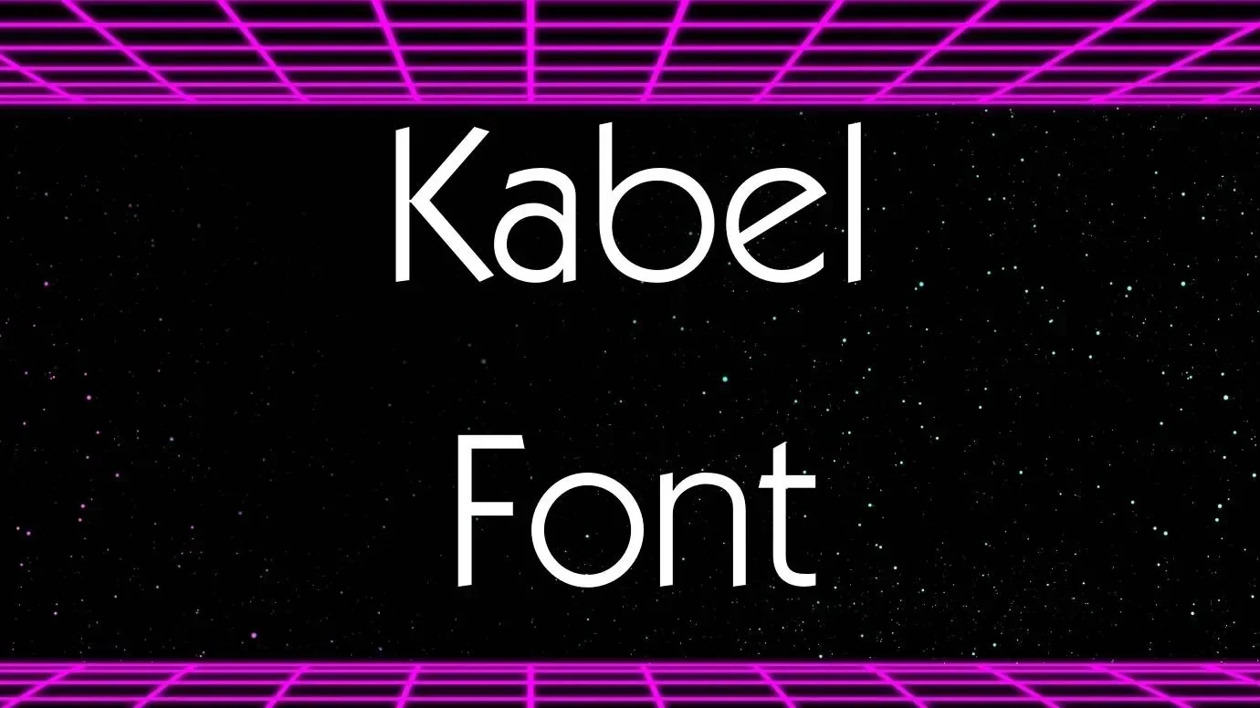 Kabel Font Feature
