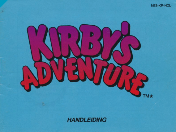 Kirbys Adventure Font
