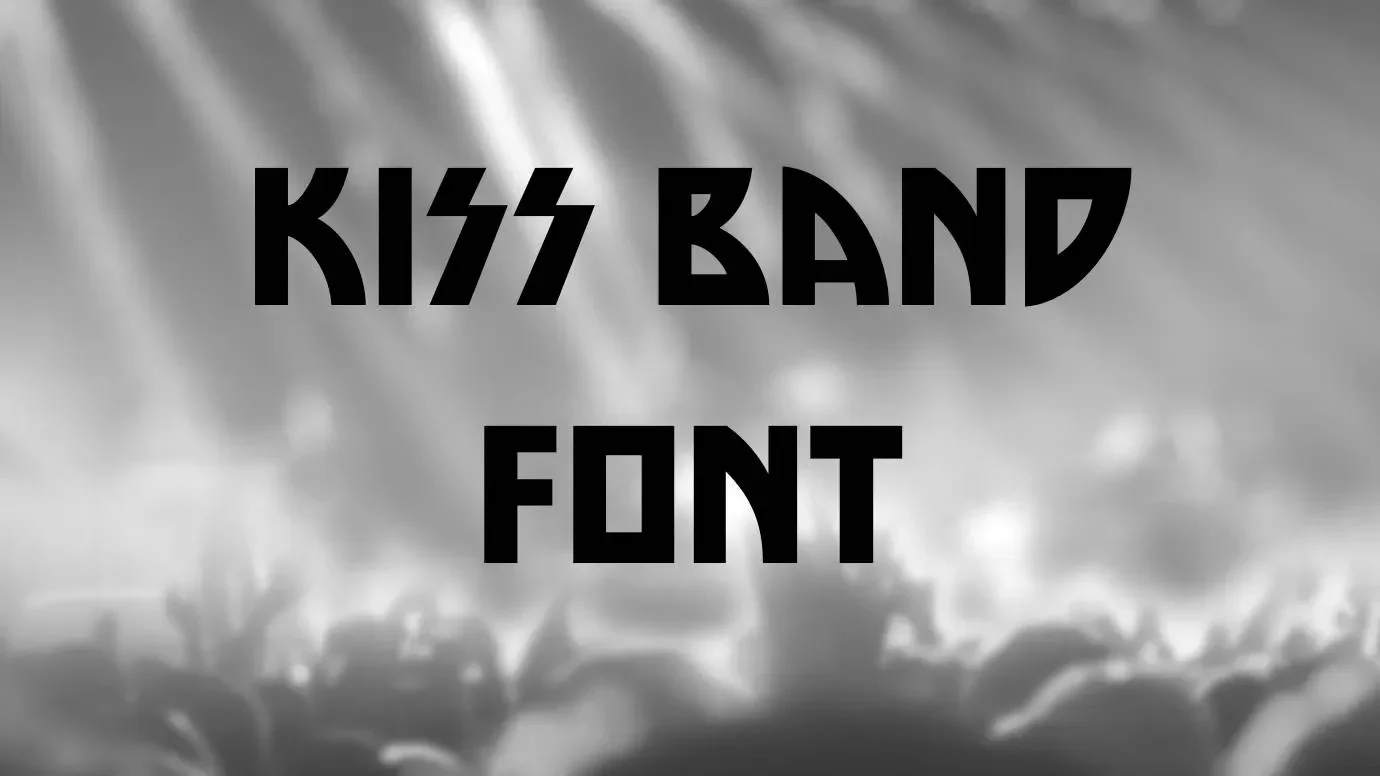 Kiss Band Font Feature
