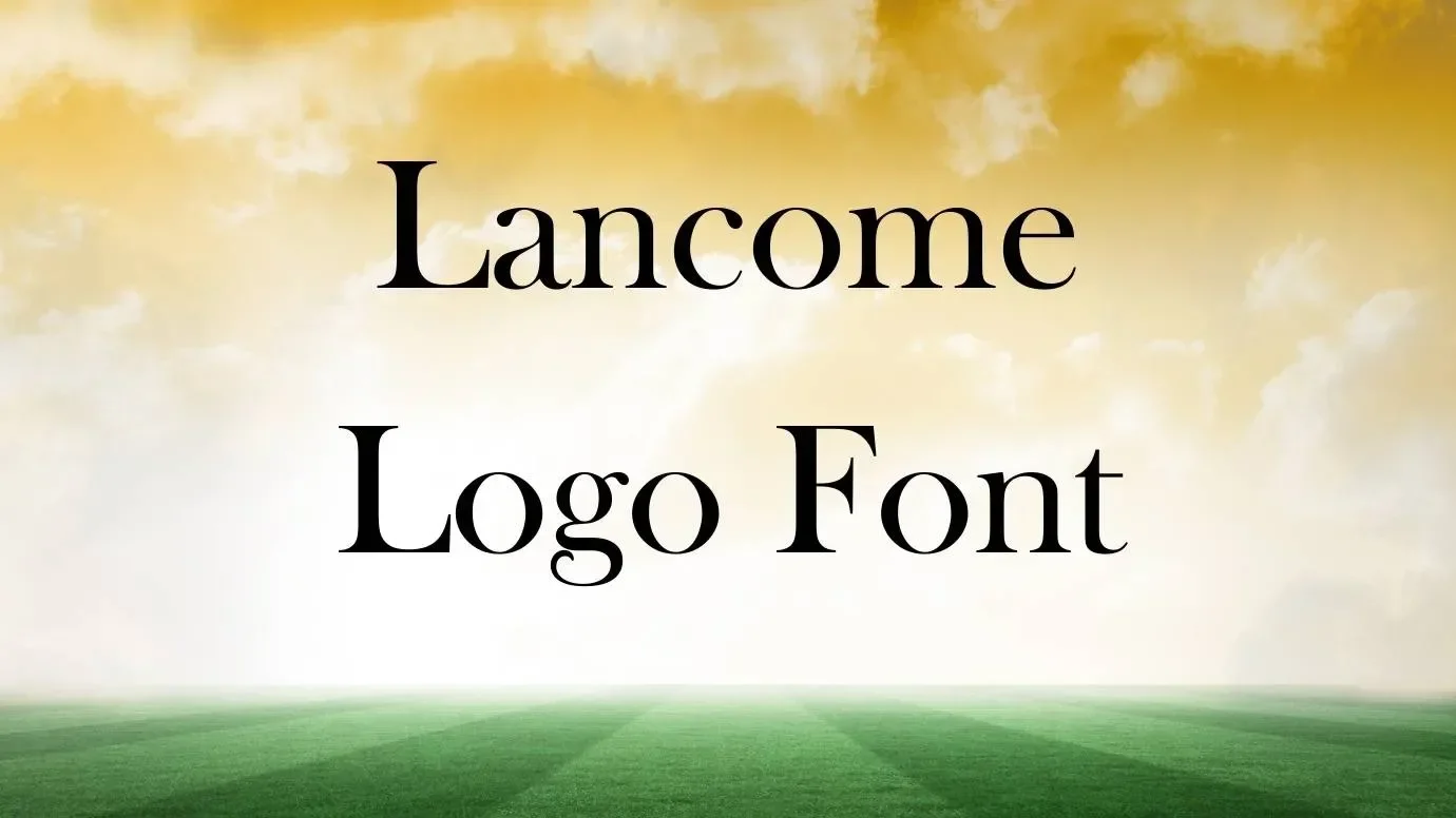Lancome Logo Font Feature1