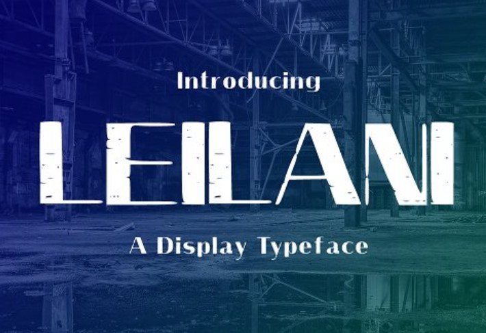 Leilani Typeface Font