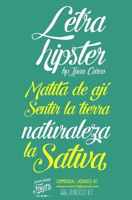 letra hipster - Letra Hipster Font Free Download