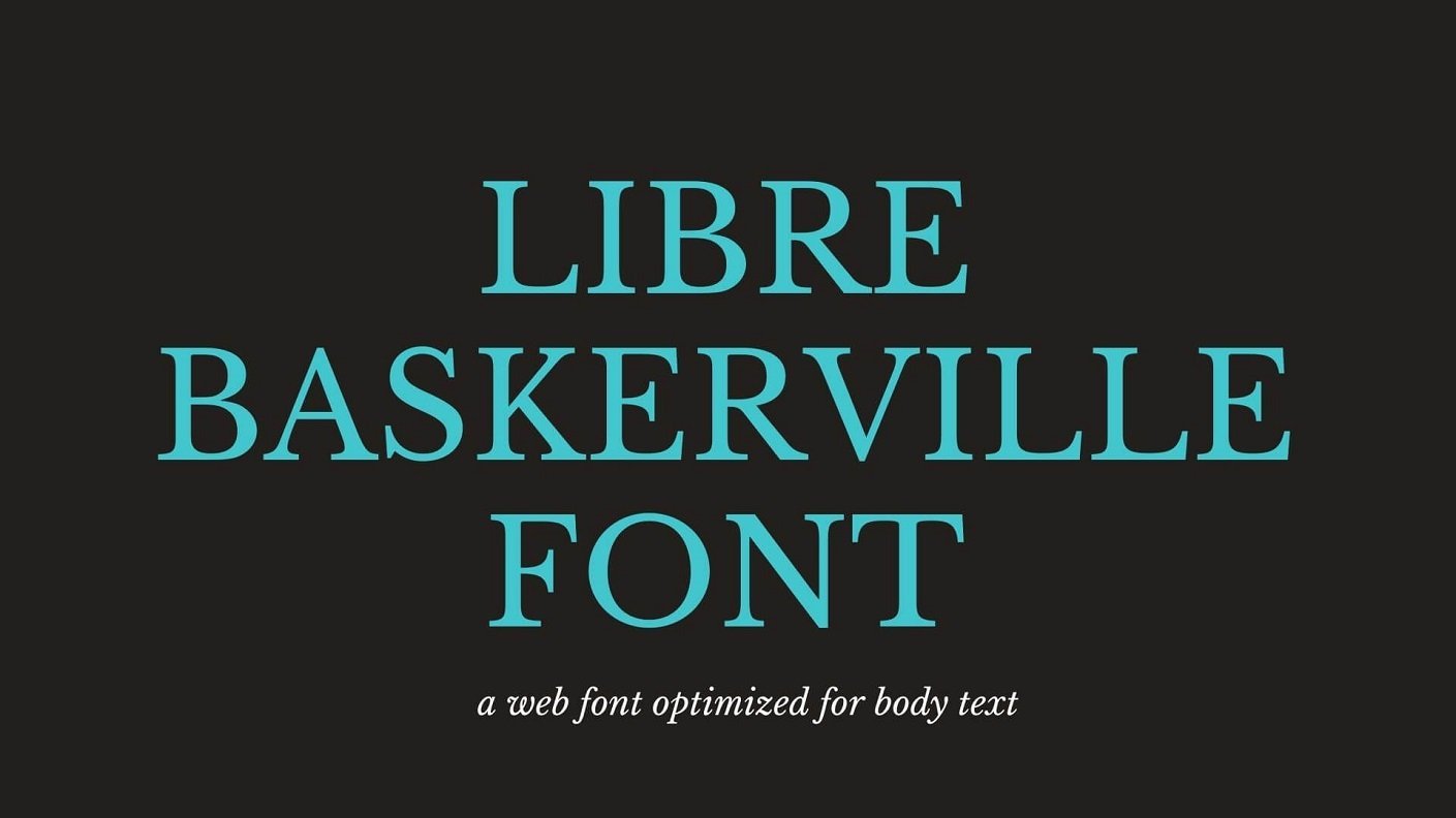 Libre Baskerville Font
