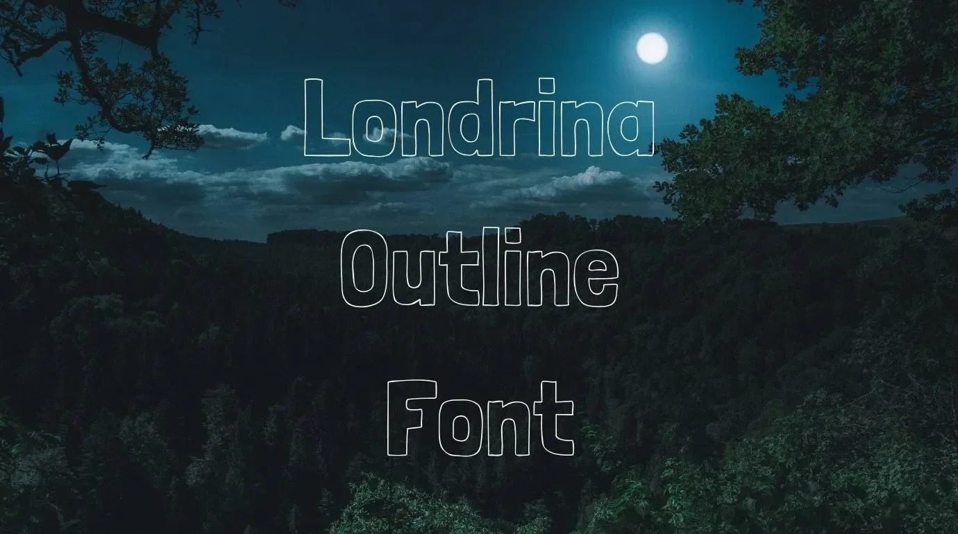 Londrina Outline Font Feature1