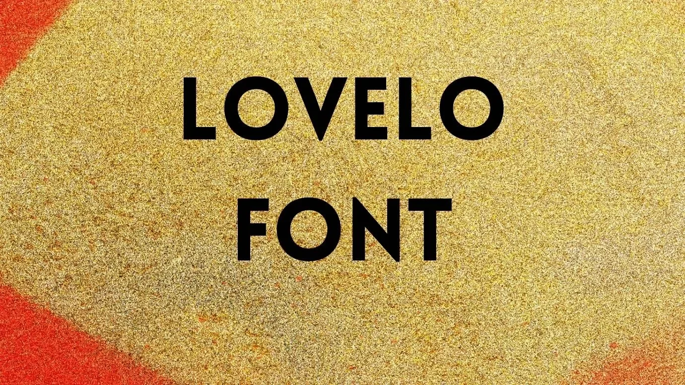 Lovelo Font Feature