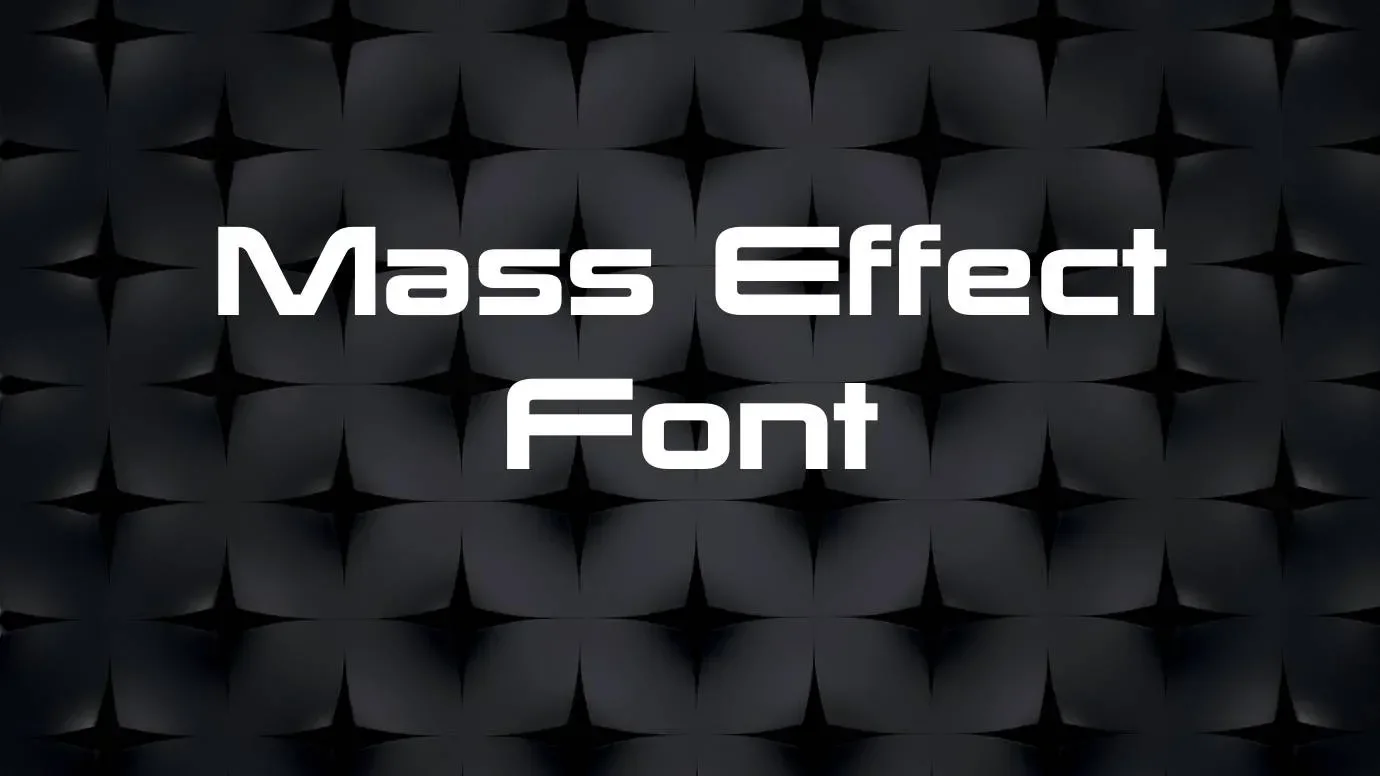 Mass Effect Font Feature