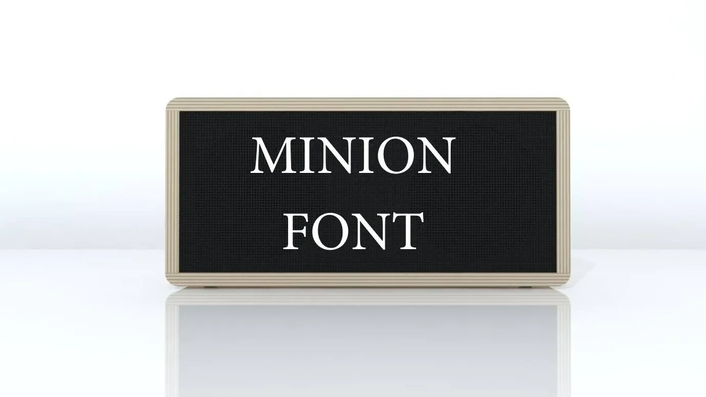 Minion Font Feature