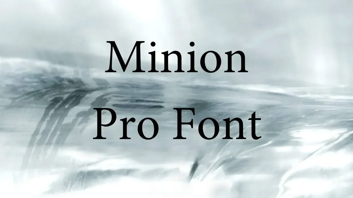 Minion Pro Font Feature